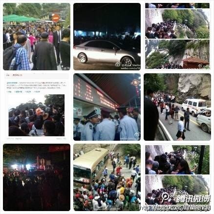 华山游客爆棚