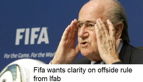 FIFA提案修改越位规则 新标准：是否冲着球去