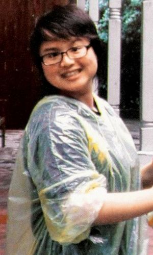 吴雅雯在六福村留下最后倩影。图片来源：台湾《苹果日报》