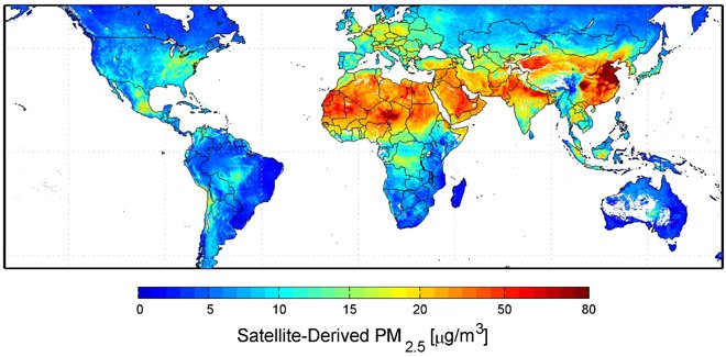 NASAȫPM2.5ͼ